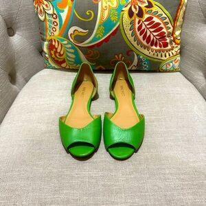 Nine West Green Flats